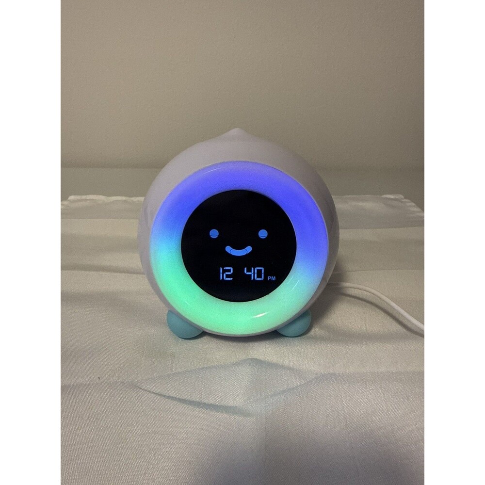 Little Hippo Mella Ready to Rise Children Trainer Alarm Clock Night Light Tested